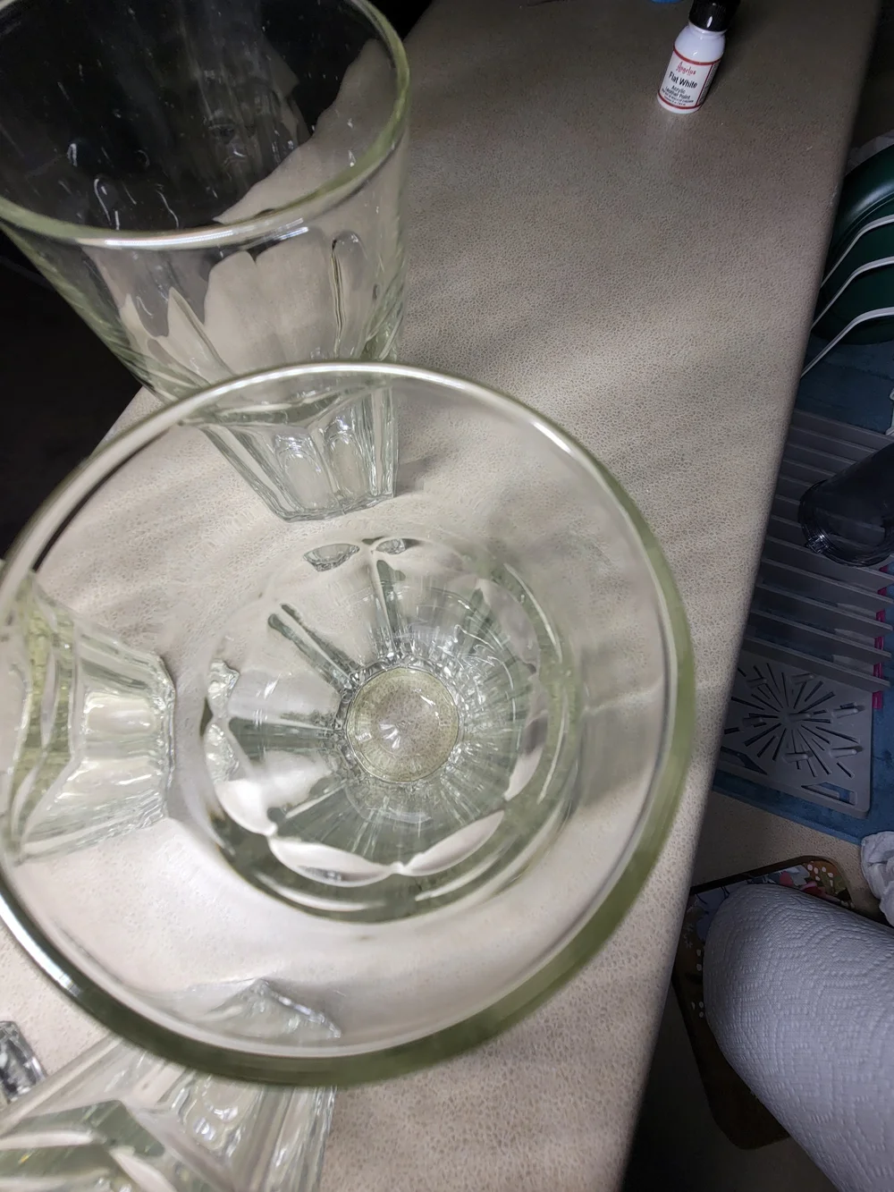 Set of 5 Libbey Gibraltar Clear Glass Tumblers